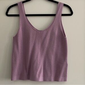& Other Stories Lilac Knit Tank Top